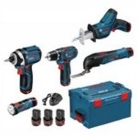 Набор инструмента Bosch gsr 10 8 набор 5 инструментов зарядное 3 акб кейс l boxx купить по лучшей цене