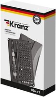 Набор инструмента набор торцевых головок и бит kranz kr-12-4755 106 предметов купить по лучшей цене