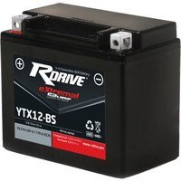Мотоциклетный аккумулятор rdrive extremal silver ytx12 bs 10 а ч купить по лучшей цене