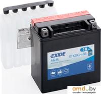 Мотоциклетный аккумулятор exide etx20ch bs 18 а ч купить по лучшей цене