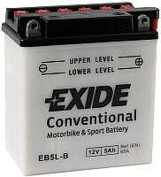 Мотоциклетный аккумулятор Мотоаккумулятор Exide Conventional EB5L B 5 А ч купить по лучшей цене