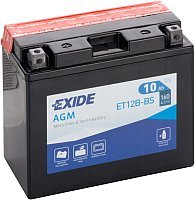 Мотоциклетный аккумулятор мотоаккумулятор exide et12b bs 10 а ч купить по лучшей цене