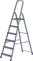 Лестница-стремянка Новая высота NV 111 алюминиевая 6 ступеней (1110106) купить по лучшей цене