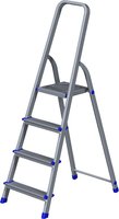 Лестница-стремянка Новая высота NV 111 алюминиевая 4 ступени (1110104) купить по лучшей цене