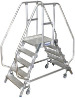 Лестница-стремянка Krause Stabilo с платформой передвижная 2x5 ступеней (820259) купить по лучшей цене