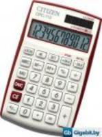 Калькулятор Citizen карманный cpc 112vrd 12 разрядов белый красный двойное питание расчет налога купить по лучшей цене