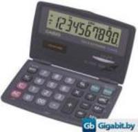 Калькулятор Casio карманный sl 210te раскрывающийся 10 разрядов темно серый двойное питание купить по лучшей цене