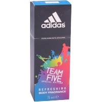 Парфюмерия Adidas парфюм вода муж team five 75мл купить по лучшей цене