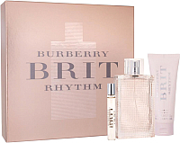 Парфюмерия Burberry парфюмерный набор brit rhythm floral туал вода 90мл + 7 5мл лосьон д тела 75мл купить по лучшей цене
