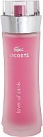 Парфюмерия Lacoste туалетная вода love of pink 90мл купить по лучшей цене