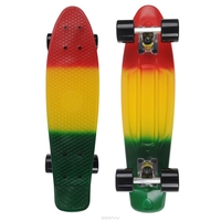 Скейтборд (роллерсерф, лонгборд) penny board пенниборд micmax 22 hb12-01 green yellow red купить по лучшей цене