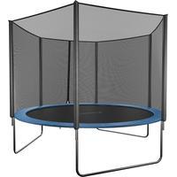 Батут GetActive Jump 8ft - 252 см с лестницей, внешней сеткой синий купить по лучшей цене