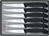 Кухонный нож набор кухонных ножей victorinox swiss classic steak 6 7233 6g черный купить по лучшей цене