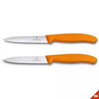 Кухонный нож набор кухонных ножей victorinox swiss classic 6 7796 l9b оранжевый купить по лучшей цене