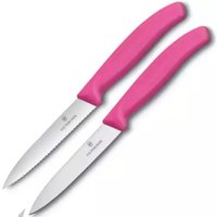 Кухонный нож набор кухонных ножей victorinox swiss classic 6 7796 l5b розовый купить по лучшей цене