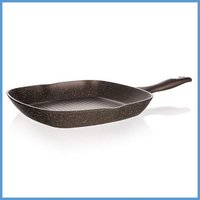 Сковорода banquet сковорода гриль алюминиевая антипригарная с гранитной крошкой granite 28 28 см banquet 40055228 код 78074 купить по лучшей цене