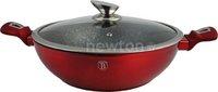 Сковорода сковорода вок berlinger haus burgundy metallic line bh-7110 купить по лучшей цене