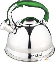 Чайник и заварник Kelli чайник со свистком kl-4502 зеленый купить по лучшей цене