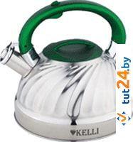 Чайник и заварник Kelli чайник со свистком kl-4507 зеленый купить по лучшей цене