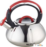 Чайник и заварник Kelli чайник со свистком kl-4501 красный купить по лучшей цене