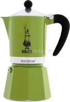 Чайник и заварник гейзерная кофеварка bialetti rainbow 6 порций, зеленый купить по лучшей цене