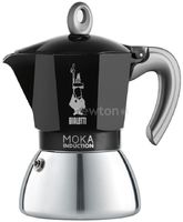 Чайник и заварник гейзерная кофеварка bialetti moka induction 2021 6 порций, черный купить по лучшей цене