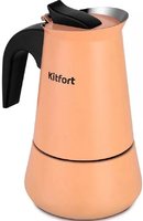 Чайник и заварник гейзерная кофеварка kitfort kt-7148-2 купить по лучшей цене
