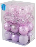 Елочная игрушка и мишура набор шаров волшебная страна sycb17 338 003336 купить по лучшей цене
