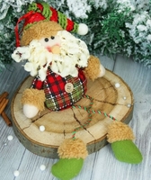 Елочная игрушка и мишура подвеска новогодняя зимнее волшебство дед мороз клетчатая рубашка 2357096 купить по лучшей цене