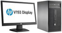 Компьютер HP комплект 280 g1 mt 18 5 cel 1840 3 2gb 500gb dvdrw free dos клавиатура мышь черный монитор в комплекте v193 l9t68es купить по лучшей цене