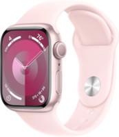 Умные часы Apple Watch Series 9 41 мм (алюминиевый корпус, розовый/розовый, спортивный силиконовый ремешок) купить по лучшей цене