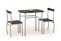 Cтол Halmar комплект столовой мебели lance стол + 2 стула венге купить по лучшей цене