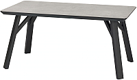 Cтол Halmar обеденный стол halifax 160x90 серый черный купить по лучшей цене