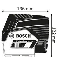 Лазерный нивелир Bosch GCL 2-50 C (с креплением BM 3) (0601066G03) купить по лучшей цене
