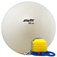 Мяч Starfit мяч гимнастический с насосом gb 102 65 см white купить по лучшей цене