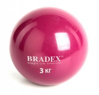 Мяч медбол bradex 3 кг sf 0258 купить по лучшей цене