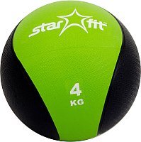 Мяч Starfit медицинбол pro gb 702 4кг зеленый купить по лучшей цене