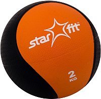 Мяч Starfit медицинбол pro gb 702 2кг оранжевый купить по лучшей цене