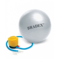 Мяч мяч фитнеса bradex фитбол-55 с насосом sf 0241 купить по лучшей цене