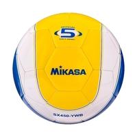 Мяч Mikasa мяч футбольный sx 450-ywb 5 yellow white blue купить по лучшей цене
