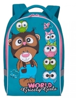 Рюкзак Grizzly детский рюкзак rs-896-4 бирюзовый купить по лучшей цене