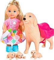Детская игрушка Simba кукла с аксессуарами эви собачкой и щенками 105733072 купить по лучшей цене