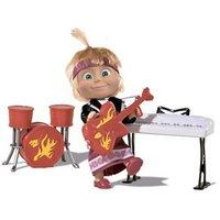 Детская игрушка Simba кукла маша в рок наряде с гитарой синтезатором и барабанами 10 930 1682 купить по лучшей цене