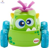 Детская игрушка Fisher Price машинка монстрик нажми и запускай зеленая купить по лучшей цене