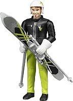 Детская игрушка Bruder игровой набор фигурка лыжника с аксессуарами 60040 купить по лучшей цене