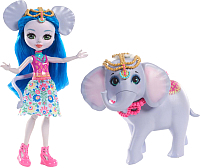 Детская игрушка Mattel кукла с аксессуарами enchantimals екатерина слоник питомцем антик fky72 fky73 купить по лучшей цене