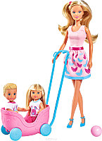 Детская игрушка Simba набор кукол штеффи и эви веселая прогулка 105733229 купить по лучшей цене