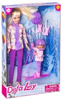 Детская игрушка defa lucy c дочкой лыжницей 8356 купить по лучшей цене