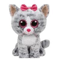 Детская игрушка мягкая игрушка ty кошка kiki grey 24 см 37075 купить по лучшей цене