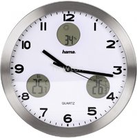 Часы hama ag 300 серебристый 00113982 купить по лучшей цене